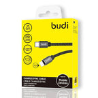 Budi 2m PD 65W USB Type-C to Type-C Reversible Aluminium Shell Braided Cable