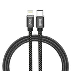 Budi 2m PD 65W USB Type-C to Type-C Reversible Aluminium Shell Braided Cable