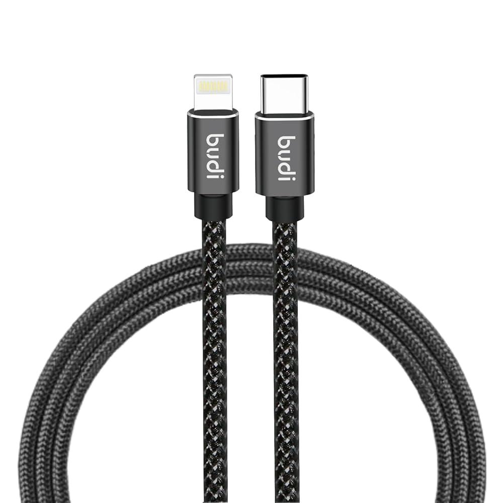 Budi 2m PD 65W USB Type-C to Type-C Reversible Aluminium Shell Braided Cable